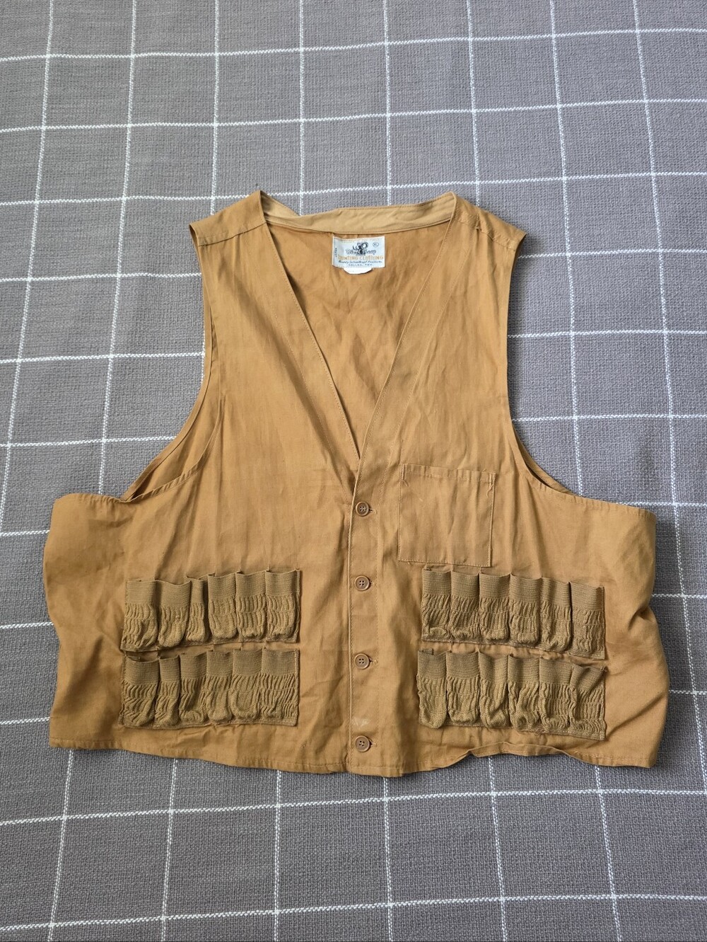 Vtg Black Sheep Buddy Schoellkopf Hunting Vest